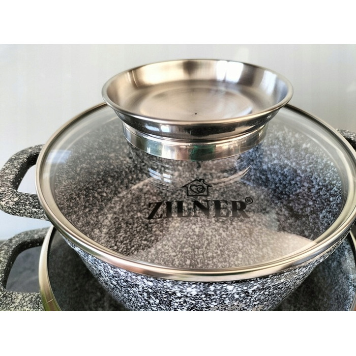 Набір алюмінієвих каструль Zilner, 8 предметів, ZL-8532