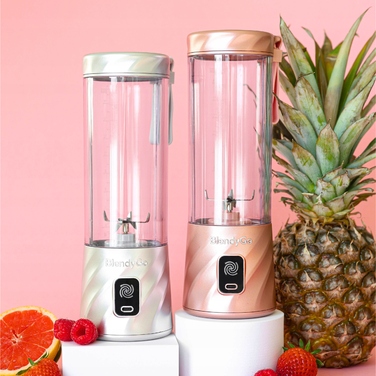 Портативний стакановий блендер BlendyGo 3, міксер 250 Вт, рожевий (ідеальний подарунок)
