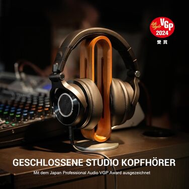 OneOdio Monitor 60: Професійні навушники-студійні, закриті, 38 Ом, Hi-Res Audio, 50 мм драйвер, знімний кабель (3.5 мм/6.35 мм), для подкастів, телефону, ПК, чорні