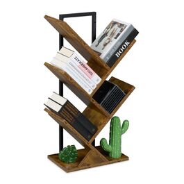 Relaxdays 4-Tier Bookcase