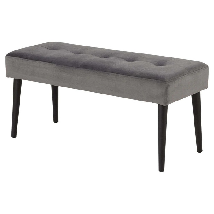 Оббита лава Actona без сховку, 95 x 45 x 38 см, сіра