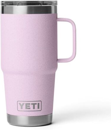 Термокружка YETI Rambler 20oz (591мл) з нержавіючої сталі, з кришкою Stronghold, колір Cherry Blossom