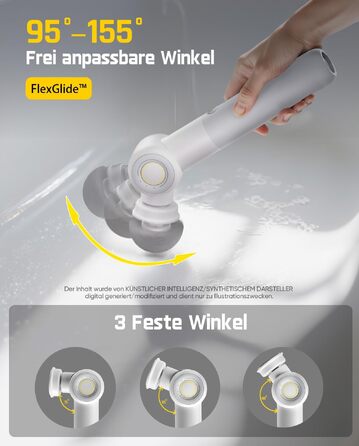 Електрична щітка для чищення Fanttik Flip G9 Pro з двигуном VoltiPulse, біла