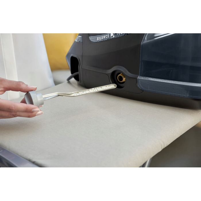 Парова станція Rowenta Silence Steam Pro, 2800 Вт, 1,3 л, чорний з зеленим