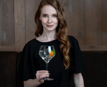 Набір келихів для джину RIEDEL 4 шт. з кришталевого скла, машинного виробництва