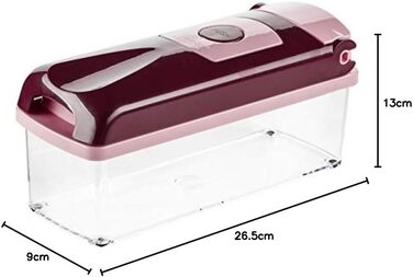 Genius Nicer Dicer Fusion Smart Julienne Slicer - Mint Green | 16-Piece Vegetable Chopper & Spiralizer
