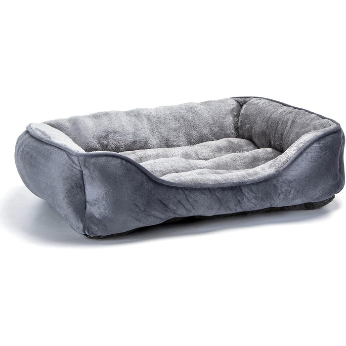 Dog Bed for Dogs 67x57cm, Non-Slip Dog Basket, Super Soft Fiber Filling, Washable Pet Bed for Small and Medium Dogs and Cats