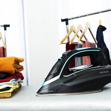 Парова праска Cecotec 3D ForceAnodized 750 Smart Iron 5103, 3100 Вт, чорна