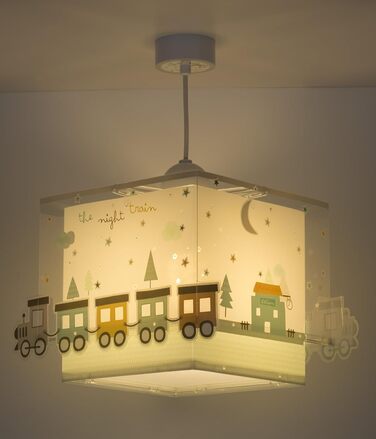 Dalber children's lamp pendant light hanging lamp pull colors train The Night Train colorful