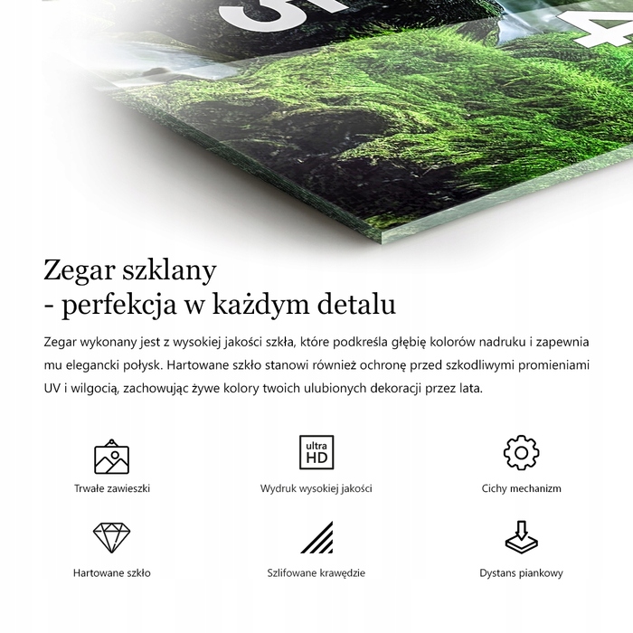 Настінний годинник Wallfluent, сірий, 30 см