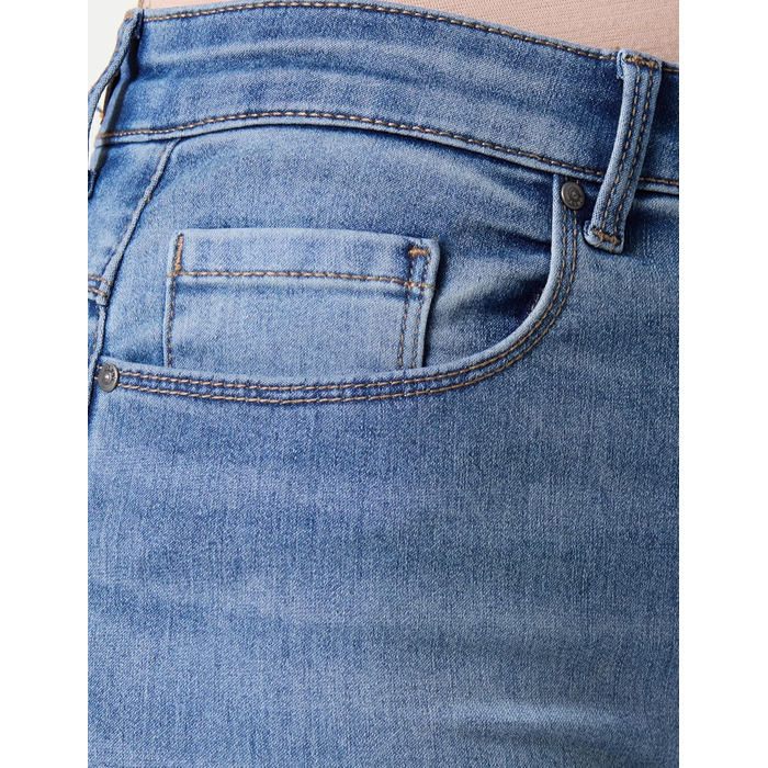 Жіночі скінні джинси ONLY (M / 32L, світло-блакитний, вибілений денім)