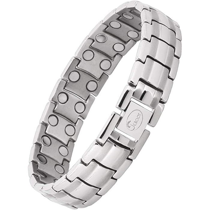 Браслет на магніті JEROOT з титану для чоловіків - здоров'я та енергія (3500 гаус)