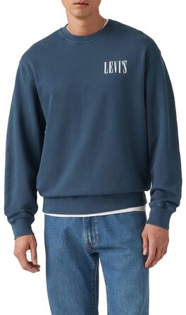 Чоловічий худі-світшот Levi's, розмір XL, сірий (Open Finish)