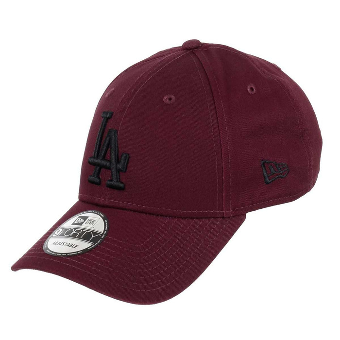 Кепка New Era Los Angeles Dodgers MLB 9forty - бейсболка червона, регульована, універсальний розмір