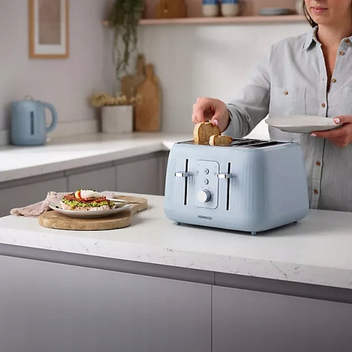 Тостер Kenwood TFP09.000BL, сріблястий/сірий, 1800 Вт