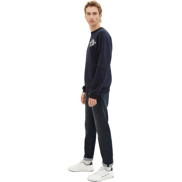 Джинси чоловічі TOM TAILOR Aedan Straight Stretch, синій денім, 27W 32L