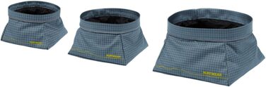 RUFFWEAR Great Basin: Складаний дорожній миска для собак, 1 л, Slate Blue (Small)