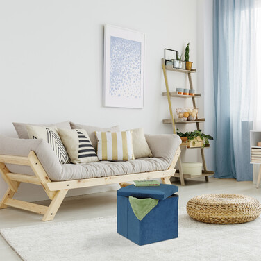 Relaxdays Ottoman з місцем для зберігання речей