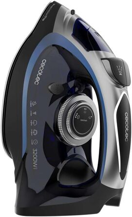 Відпарювач Cecotec IronHero 3100 Cordless: 3100 Вт, Power Steam, бездротовий, автоматичне вимкнення, турбо-підошва