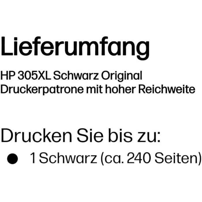 Оригінальний чорний картридж HP 305XL (CZ105XL) підвищеної ємності для принтерів HP