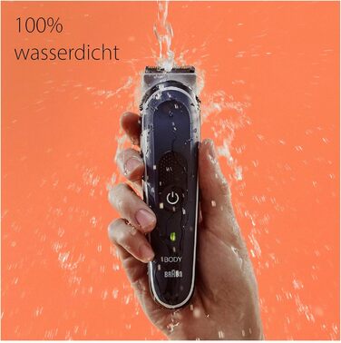 Триммер для тіла Braun Bodygroomer Series 7 BG7555: Бездротовий, водонепроникний, з насадками для інтимної зони та тіла