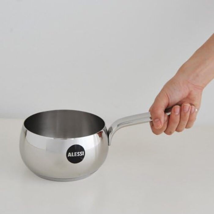 Каструля з нержавіючої сталі Alessi 'MAMI', 14 см, срібна
