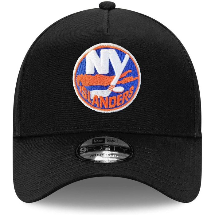 Кепка бейсболка New Era 9Forty A-Frame NHL New York Islanders, чорна, оригінальна