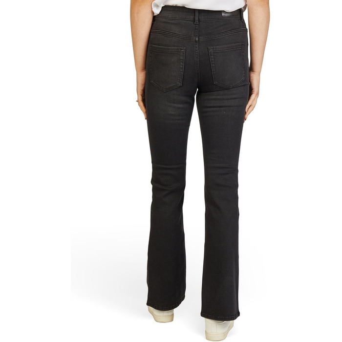 Джинси жіночі Only широкі штанини, Bootcut, середньої посадки, еластичні, блакитні/чорні (S-XXL, 30-32L)