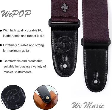 Чоловічий та жіночий ремінь Wepop Gu-118, ширина 5 см, довжина 90-153 см, коричневий