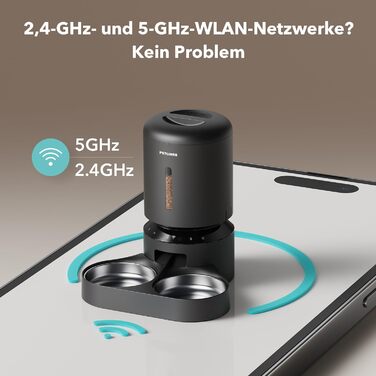 Автоматичний дозатор корму для котів та собак PETLIBRO 5L з Wi-Fi, сенсором низького рівня корму та керуванням через додаток