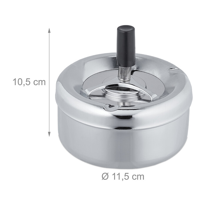 Relaxdays Ashtray with Lid