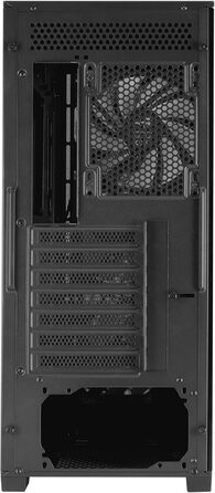 Корпус ПК Aerocool GEOFLOW GBKV2 Micro ATX з 3 RGB вентиляторами та сітчастою передньою панеллю (Чорний)