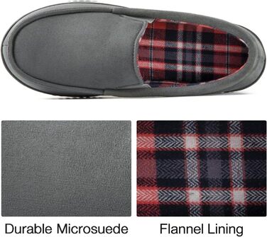 Чоловічі домашні тапочки RockDove Alexander з дихаючим фетровим підкладкою та антиковзкою підошвою з піни EVA, 42 EU, Колір: Вугільний