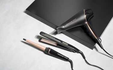 Випрямляч для волосся Remington Proluxe S9150B: широкі керамічні пластини, технологія OPTIheat, цифровий дисплей