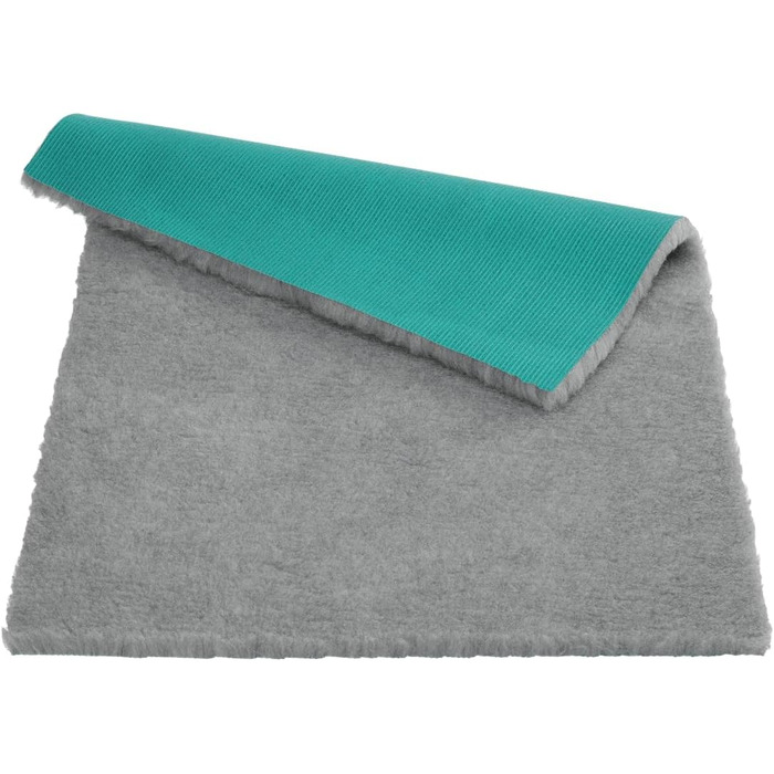 Медична лежанка для собак Premium - ковдра для собак: неслизька, вологопоглинаюча, дихаюча та пральна (сіра, 70 x 100 см)