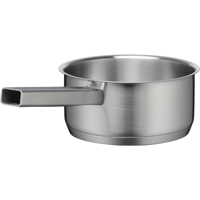 Каструля WMF Ultimate Cool 16 см без кришки, 1,4 л, Cromargan® нержавіюча сталь, без покриття, для індукційних плит, з внутрішньою міткою об'єму, придатна для миття в посудомийній машині