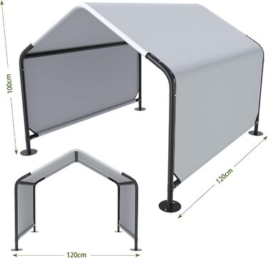 Намет для собак, підстилка для тварин, павільйон - захист від негоди