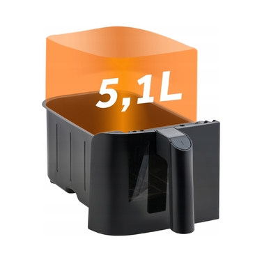 Аерофритюрниця Berdsen BD-657 1700W, двокамерна, 10,2 л