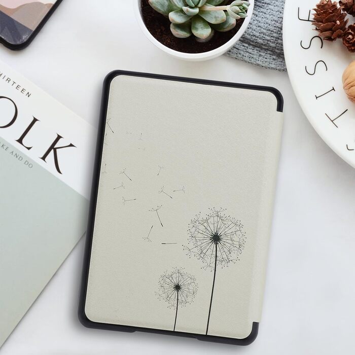 Чохол для Kindle 6' (2024/2022) WALNEW: PU шкіра, авто-сон/пробудження, Smart Cover для Ebook-Reader Kindle 6 дюймів