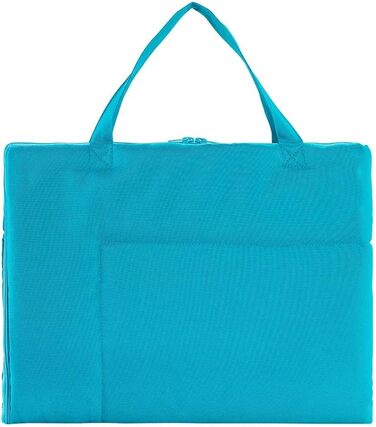 Складаний килимок для собак KAHU® для подорожей (60x80 см) • Зручний килимок-подушка для собак • Килимок для собак у подорожах • Легкий килимок для собак • Миючий килимок для собак • Колір: блакитний