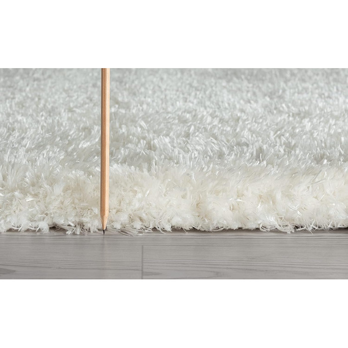 Килимок Mia's Teppiche Fiona для вітальні та спальні, кремовий, 120x160 см, високий ворс