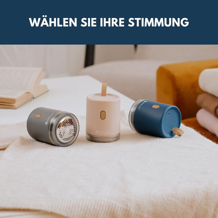 Електричний видалення ворсу для одягу: компактний, портативний, USB-зарядка, подвійний захист, сірий Chicago