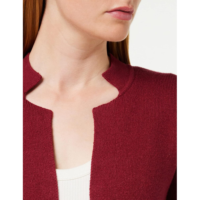 Жіночий жилет-кардиган Morgan Long Mblock, бордовий/чорний