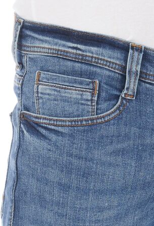 Джинси чоловічі MUSTANG Oregon Tapered Fit, блакитні (Light Blue Denim) - розтяжка, зручний крій 30-40/32-34