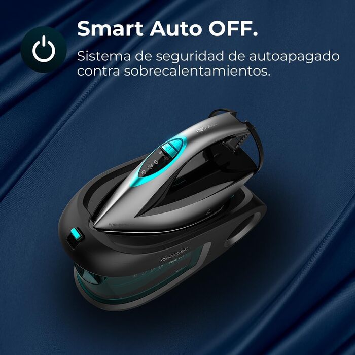 Станція прасування Cecotec IronHero 3200 Station Essential: 3200 Вт, 8 бар, постійна подача пари 150 г/хв, Turbo Slide підошва, автовимкнення, Cyclo Clean, антинакип-фільтр