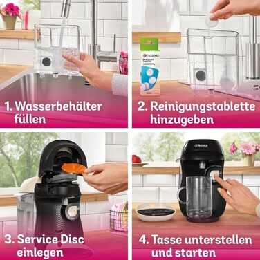 Кавомашина Tassimo Happy TAS1002N від Bosch: понад 70 напоїв, автоматична, для будь-яких чашок, компактна, 1400 Вт, антрацит