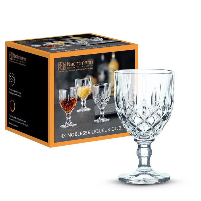 Набір віскі Nachtmann Noblesse (3 шт.): карафа 750 мл + 2 келихи 295 мл, кришталеве скло, для подарунка, spülmaschinenfest