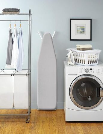 Покриття та мат для прасувальної дошки Whitmor Deluxe, Медальйон-Сірий, для прасування