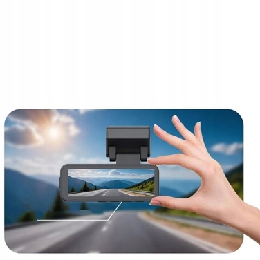 Автомобільний відеореєстратор 4K з GPS, Wi-Fi, G-сенсором та нічним баченням, передня та задня камери HD