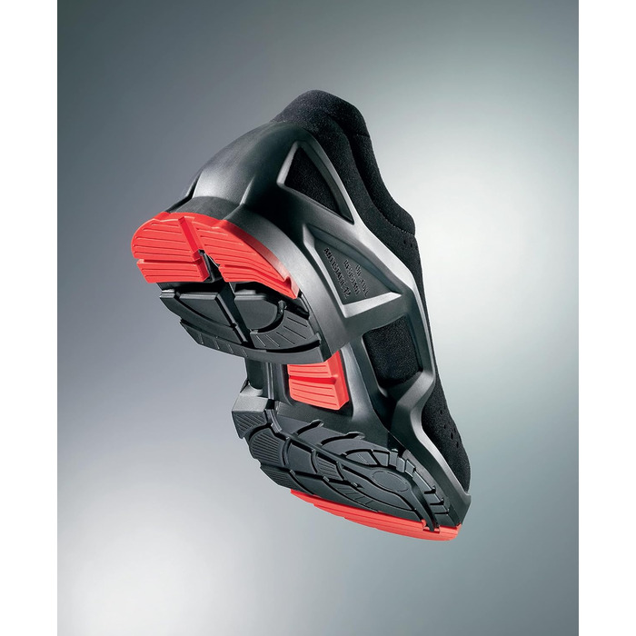 Черевики захисні Uvex 1 x-tended Support, S1 P SRC, для жінок та чоловіків, чорно-лімоний, 44 EU